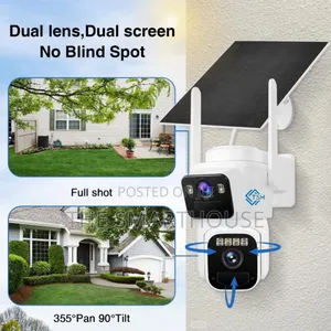 Smart Solar 4g Dual CCTV Camera (All Sim Card)
