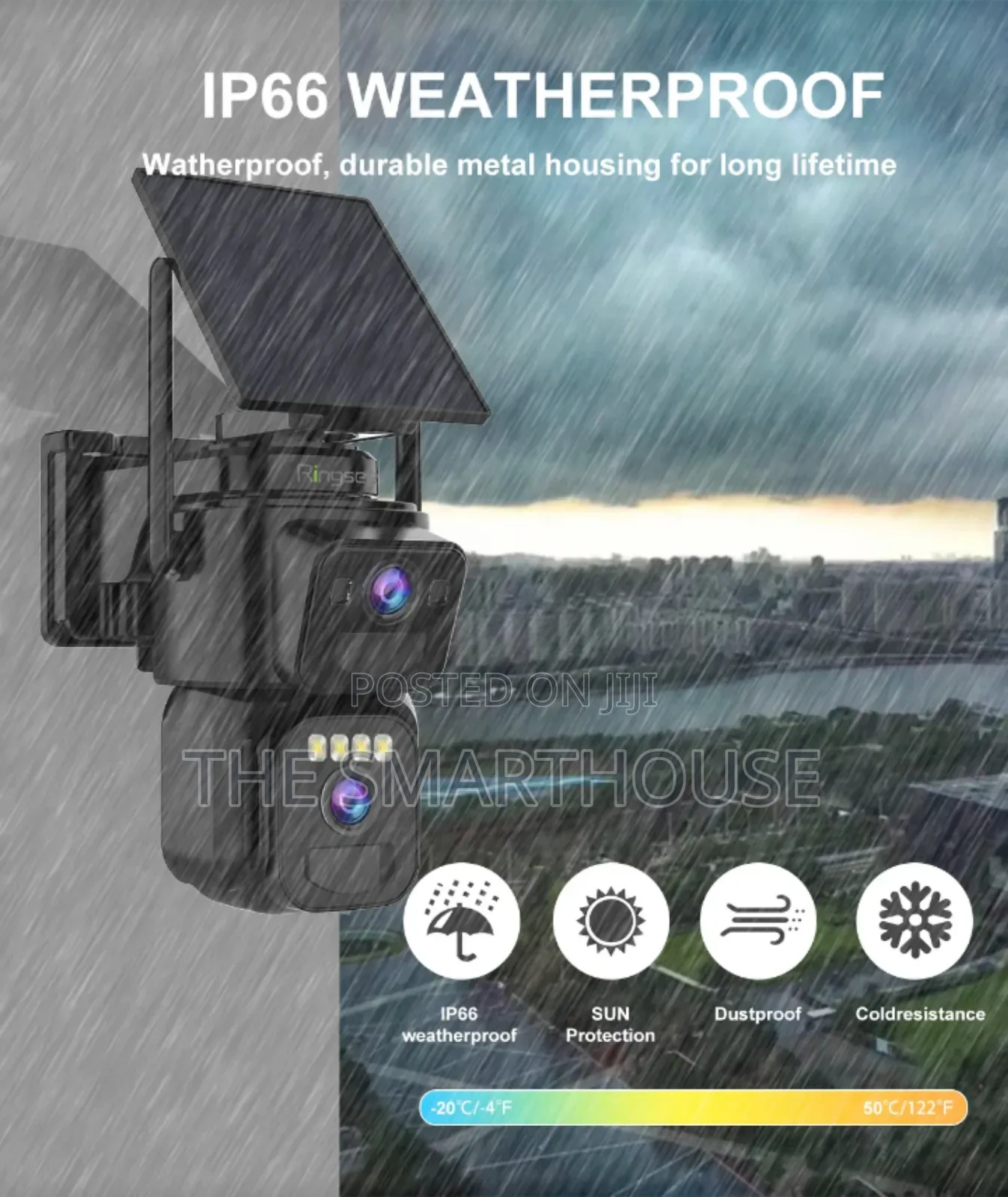 Smart Solar 4g Dual CCTV Camera (All Sim Card)