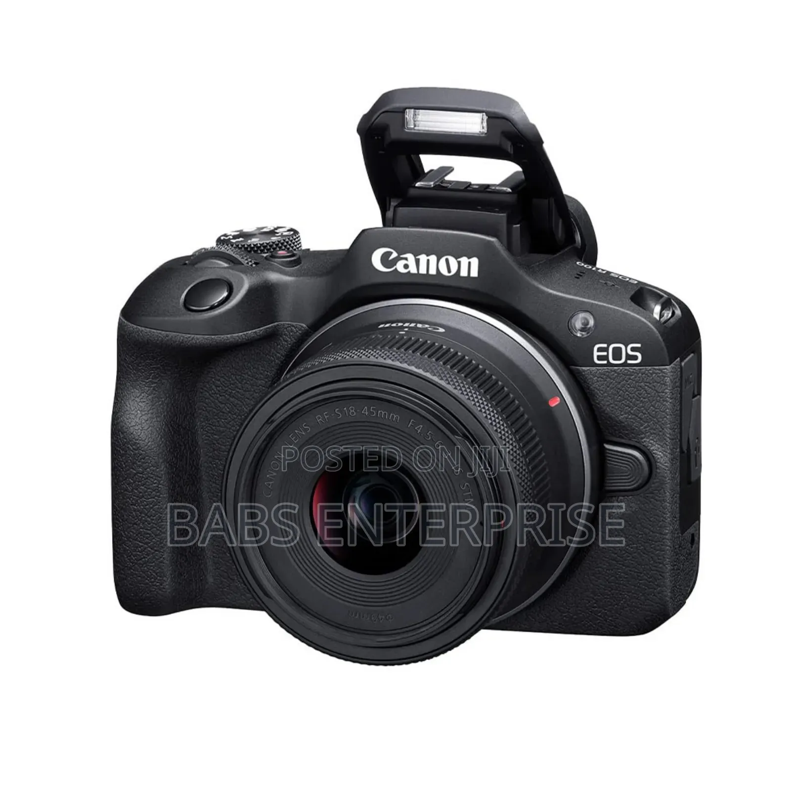 Canon Eos R100 With Rf-s 18-45 Mm Lens 4k Uhd 24.1mp Black
