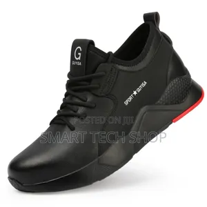 Men's Casual Lightweight Breathable With Anti Impact Steel Toe