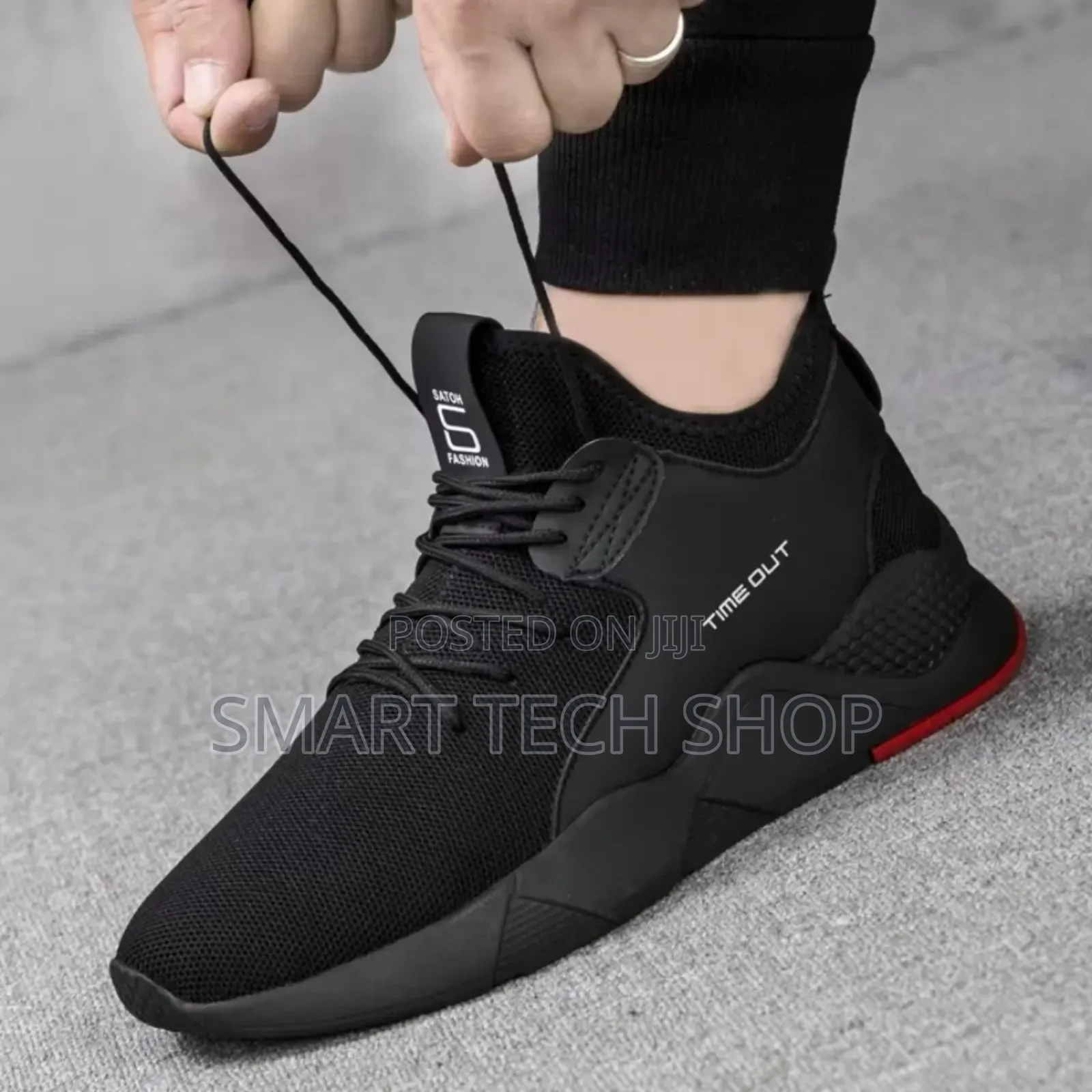 Black Red Breathable Soft Safety Work Shoes With Steel Toe And Kevlar