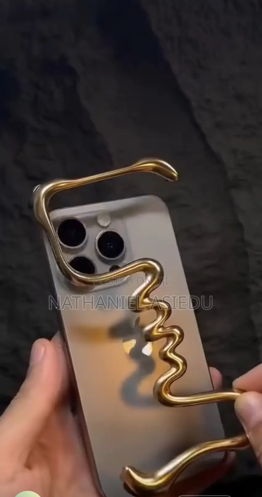 Snake Design Metal Bumper Case for 14 Pro Max