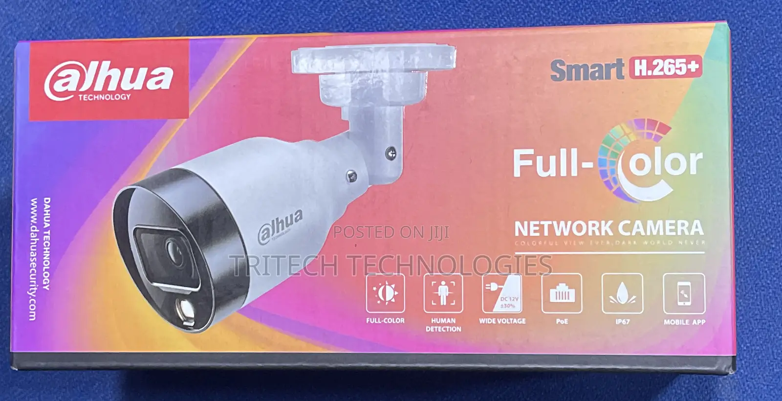 Dahua Ipc-Hfw1439s1-a-Led-S4 4mp Full-Color Outdoor Ip Camera + Sound