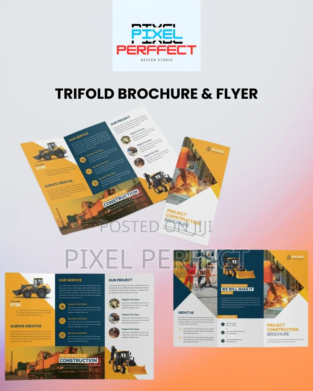 Flyer/ Brochure for Party, Funerals and All Programs