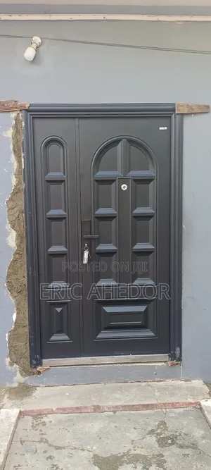 All Metal Security Door for Internal and External Use and Handles