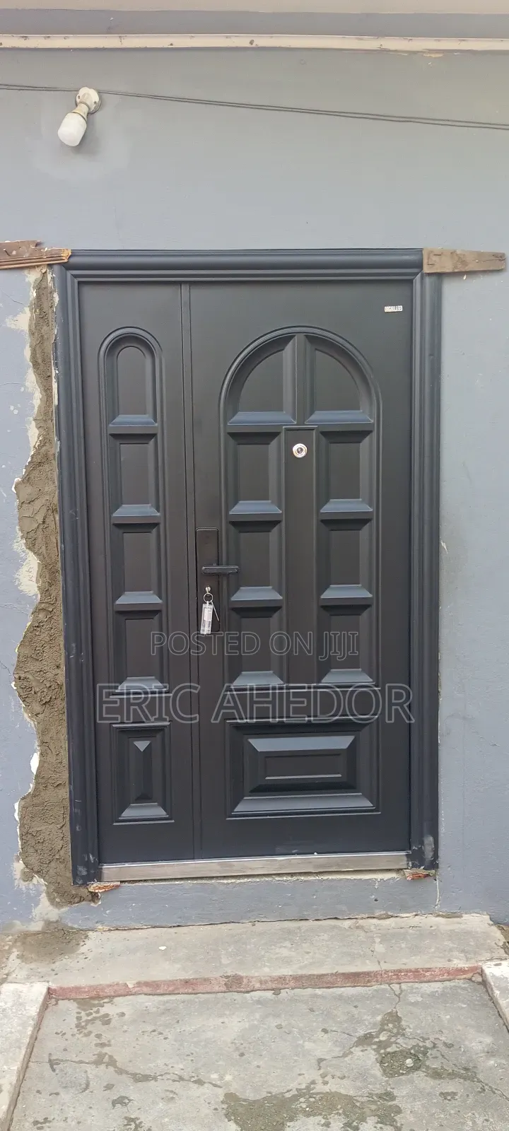 All Metal Security Door for Internal and External Use and Handles