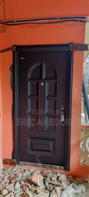 Complete Full Metal Security Door and Accessories Single