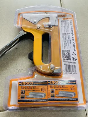 Staple Gun With Staple Pins for Stapling and Nailing