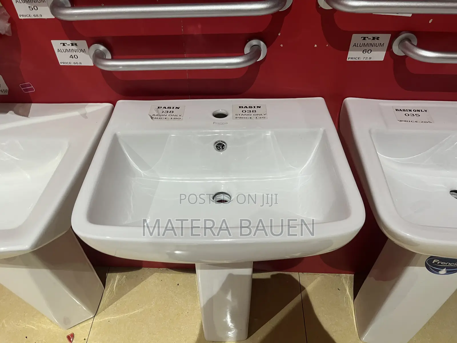 Wash Hand Basin With Pedestal Big Size