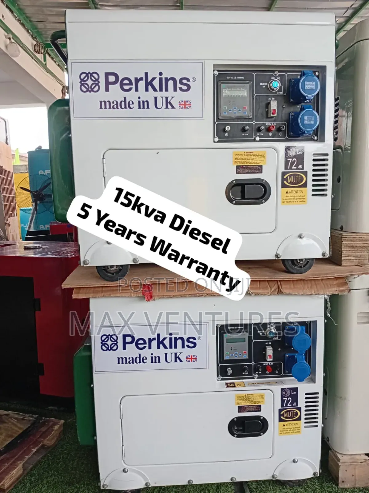 Power Luxury 16500watts Perkins 15kva Diesel Generator Silent 15kva