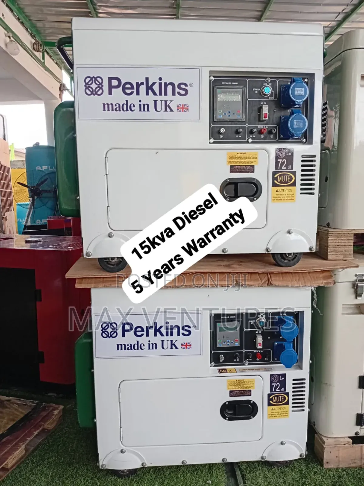 Luxuryoffices Perkins 15kva Diesel 16500watts Generator Silent Power