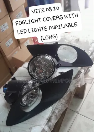 Toyota Vitz Long 08 10 Foglight Covers With Led Foglight Available