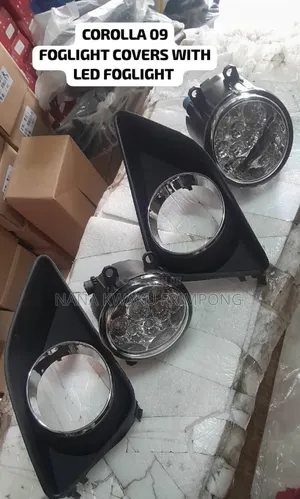 Toyota Corolla 09 Foglight Covers With Led Foglight Available