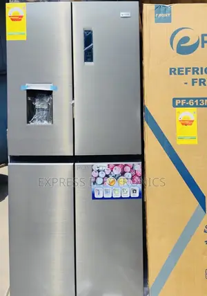 Lovely New Grey With Water Dispenser Pearl Fridge Pf -613 French Door