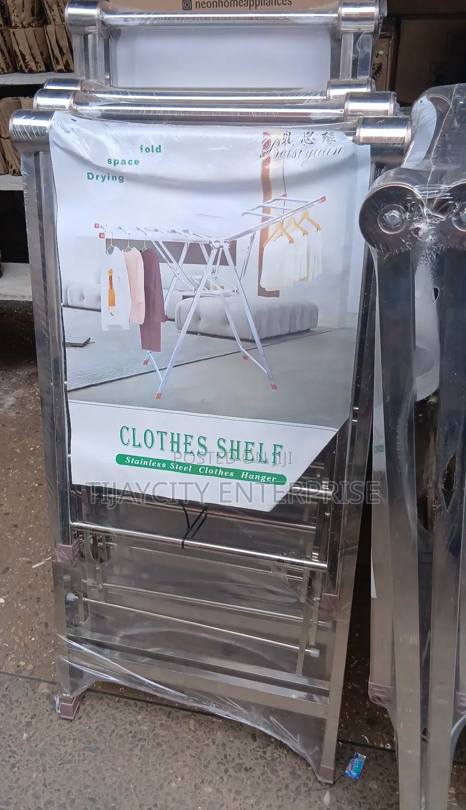 Foldable Clothes Drying Rack