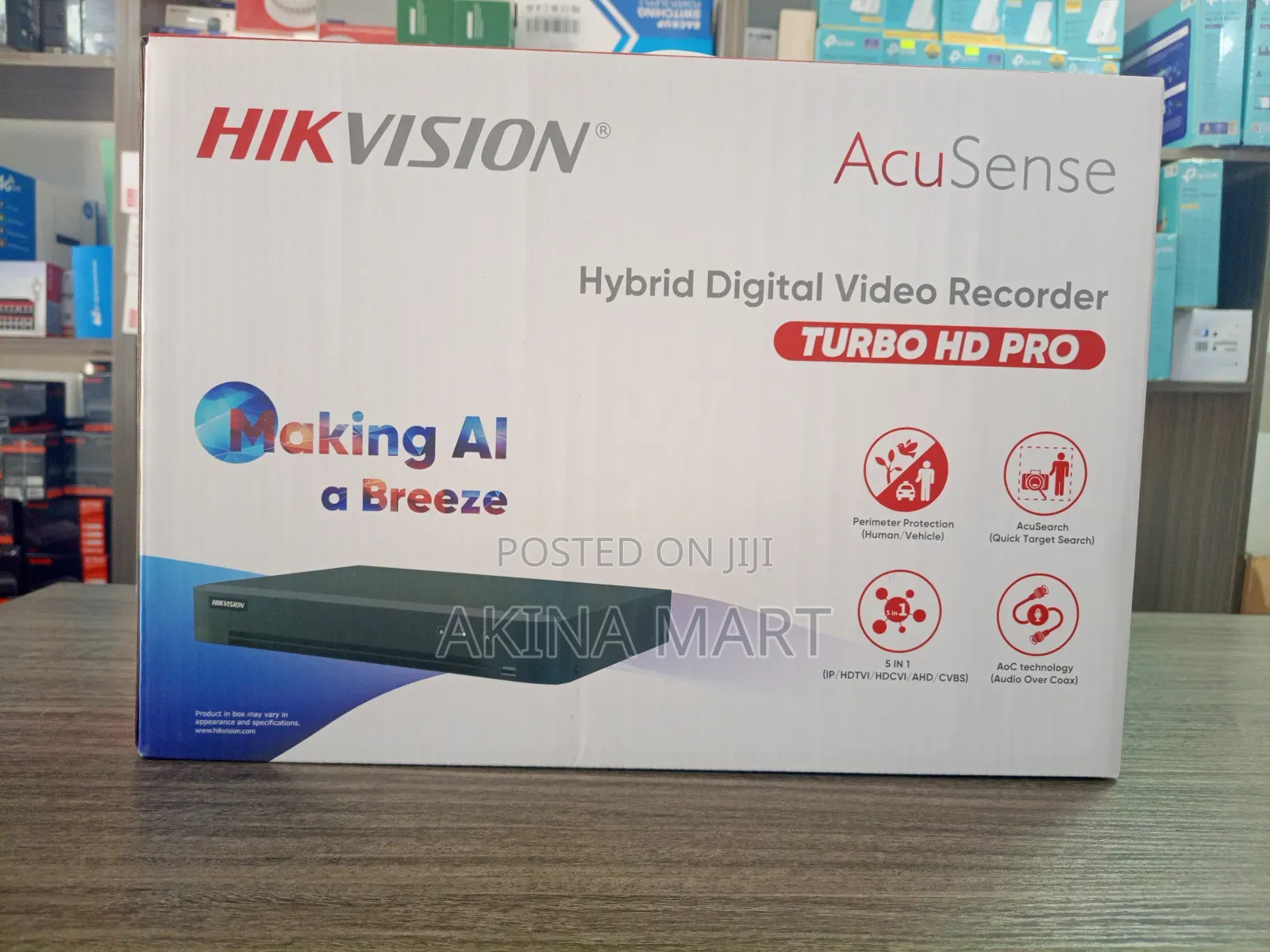 Hikvision 8ch /5mp Acusense Ai DVR Ids-7208hqhi-M1/Xt