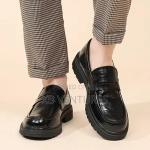 Men's Classic Black Loafers Shoes