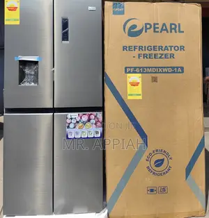 Fast Chilling Pearl Pf -613 Side by Side 4 Door Electric Refrigerator.