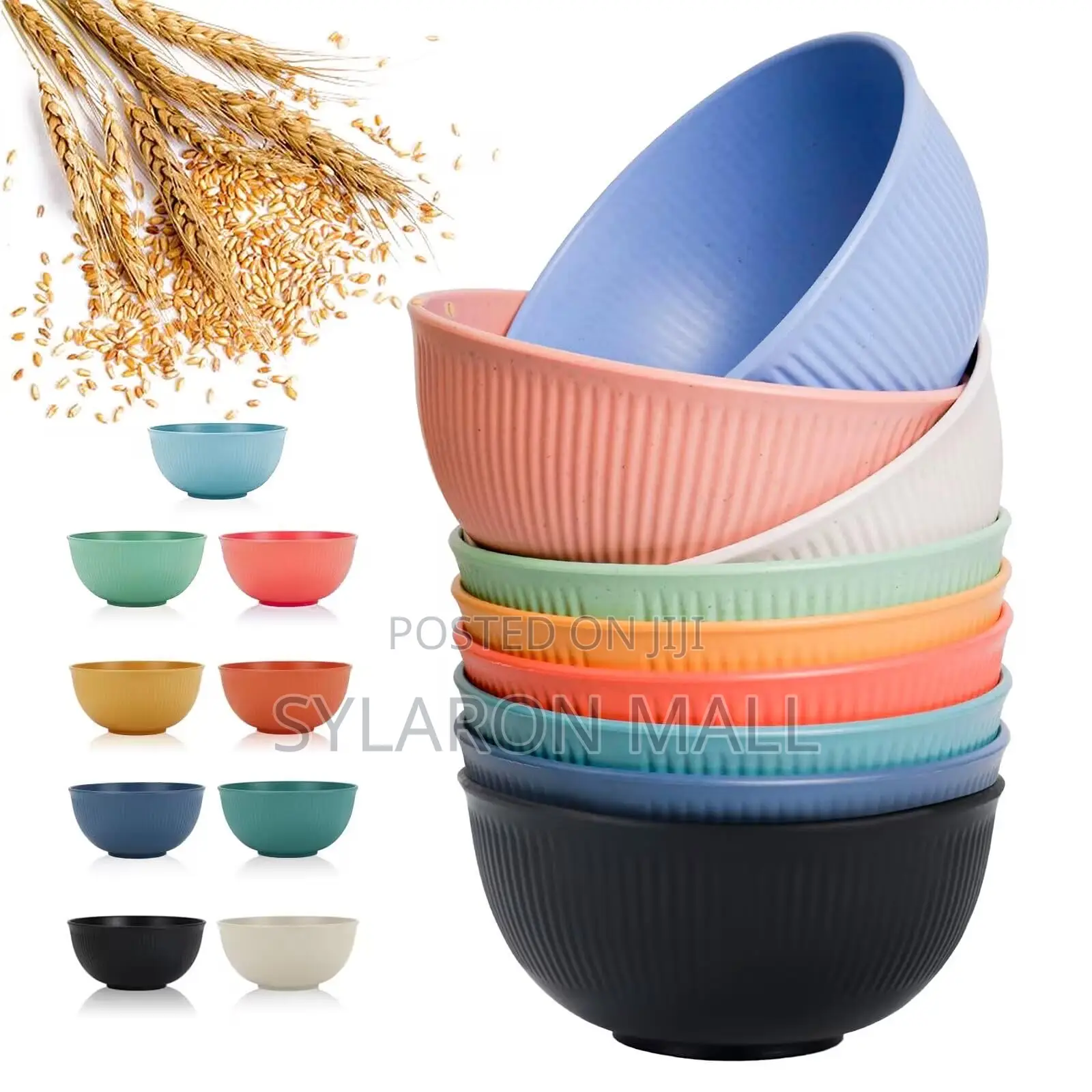 9-Piece Eco-Friendly Dessert Bowl Set – Microwave Safe