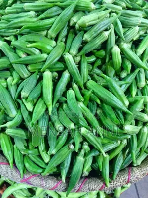 Fresh Veges (Okro, Onions, Bell Pepper)