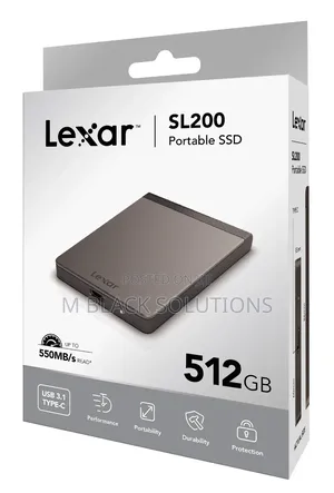 Lexar Sl200 Portal SSD 512gb External