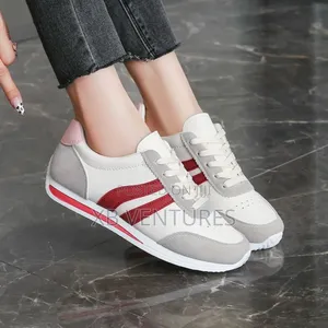 Ladies Classic White Sneakers