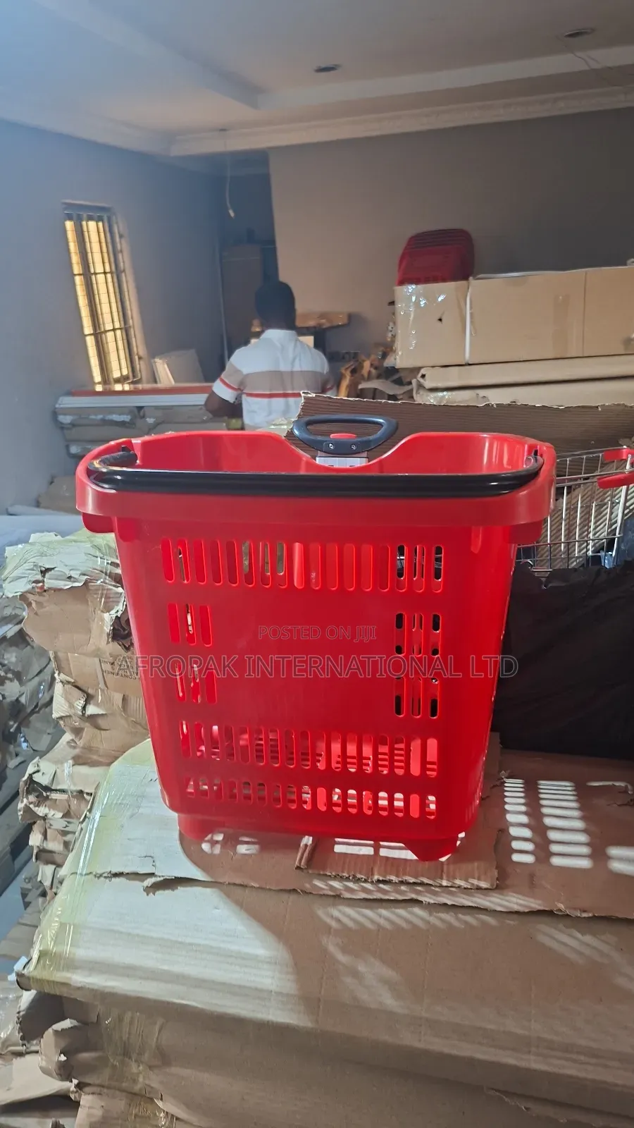 Baskets and Trolleys Available