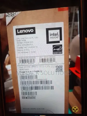 New Laptop Lenovo Yoga 7i 16GB Intel Core Ultra 5 SSD 512GB