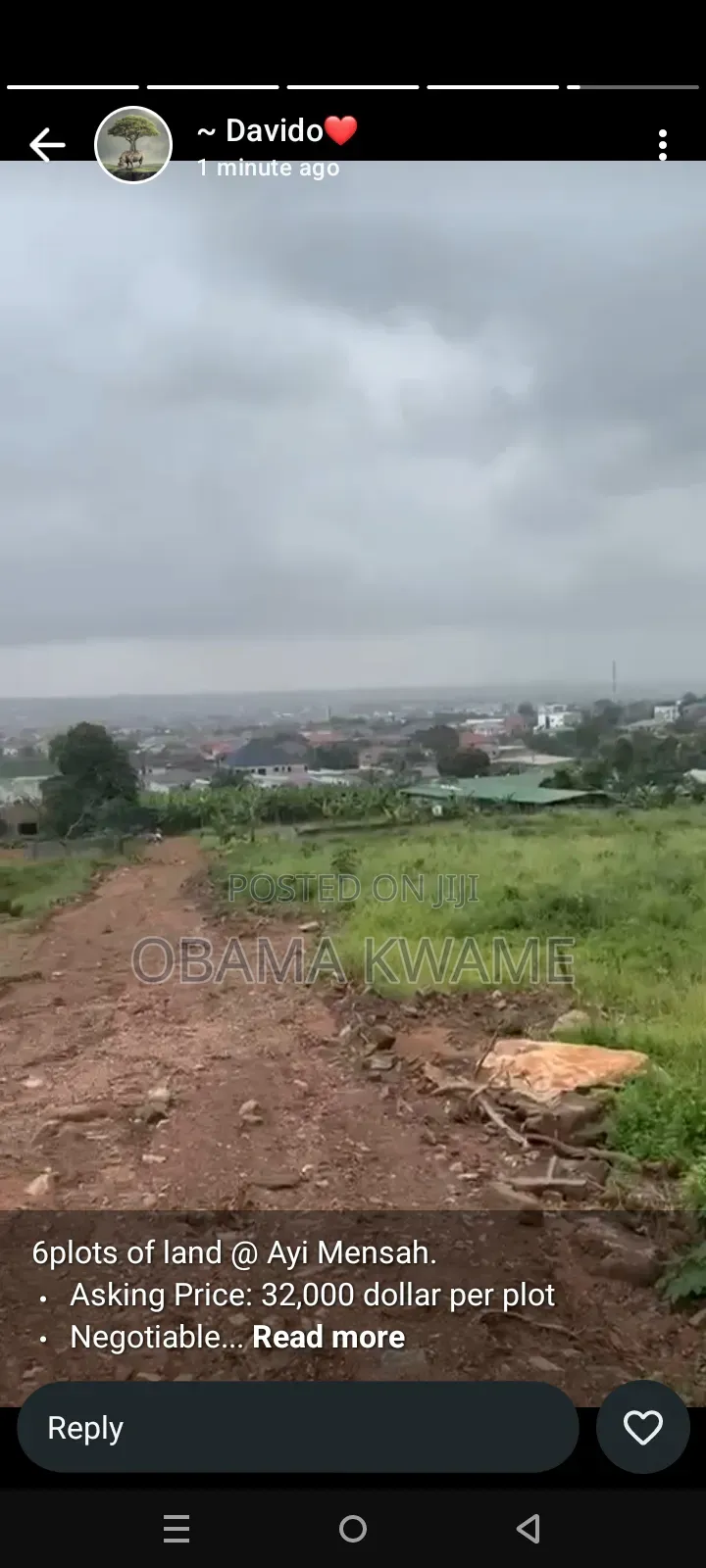 Titled 6 Plots of Land for Sale at Ayi Mensah