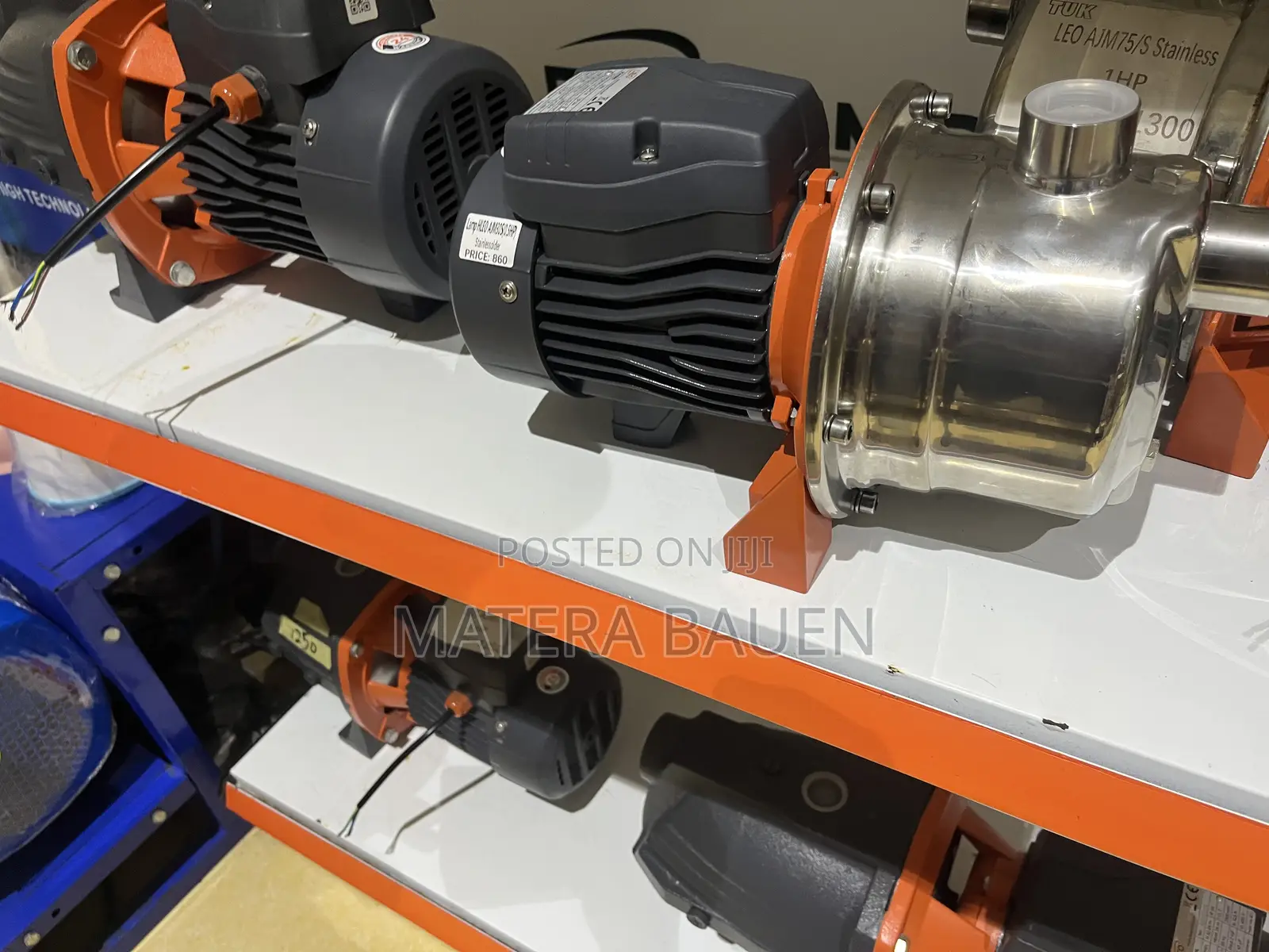 Leo Water Pump 1 Horse Power Stainless Steel
