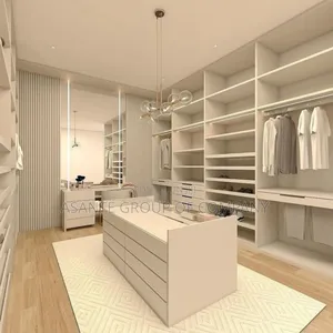 Modern Walk in Wardrobe