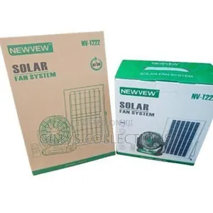 Solar Rechargeable Table Fan