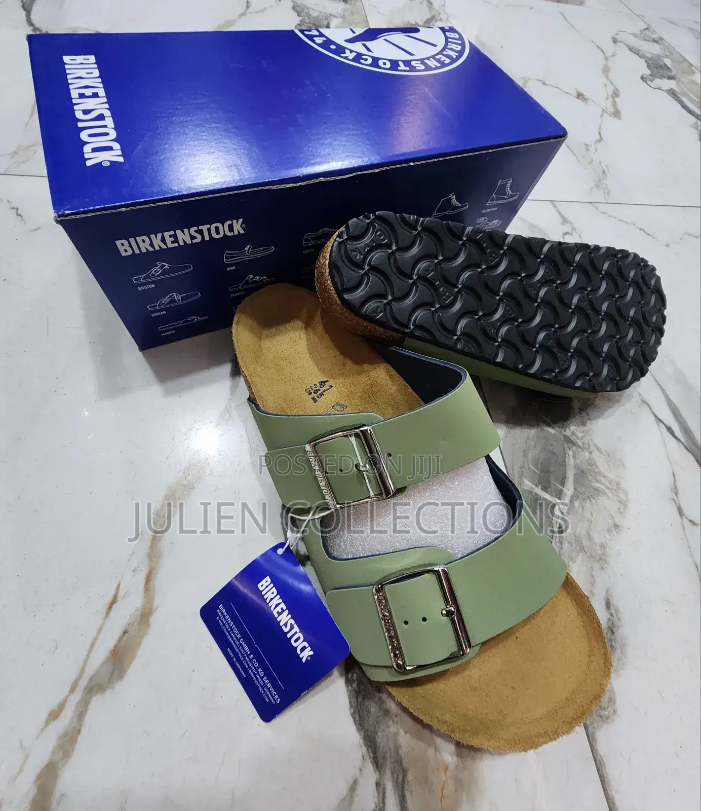 Birkenstock Two Belts Og Lamon Green