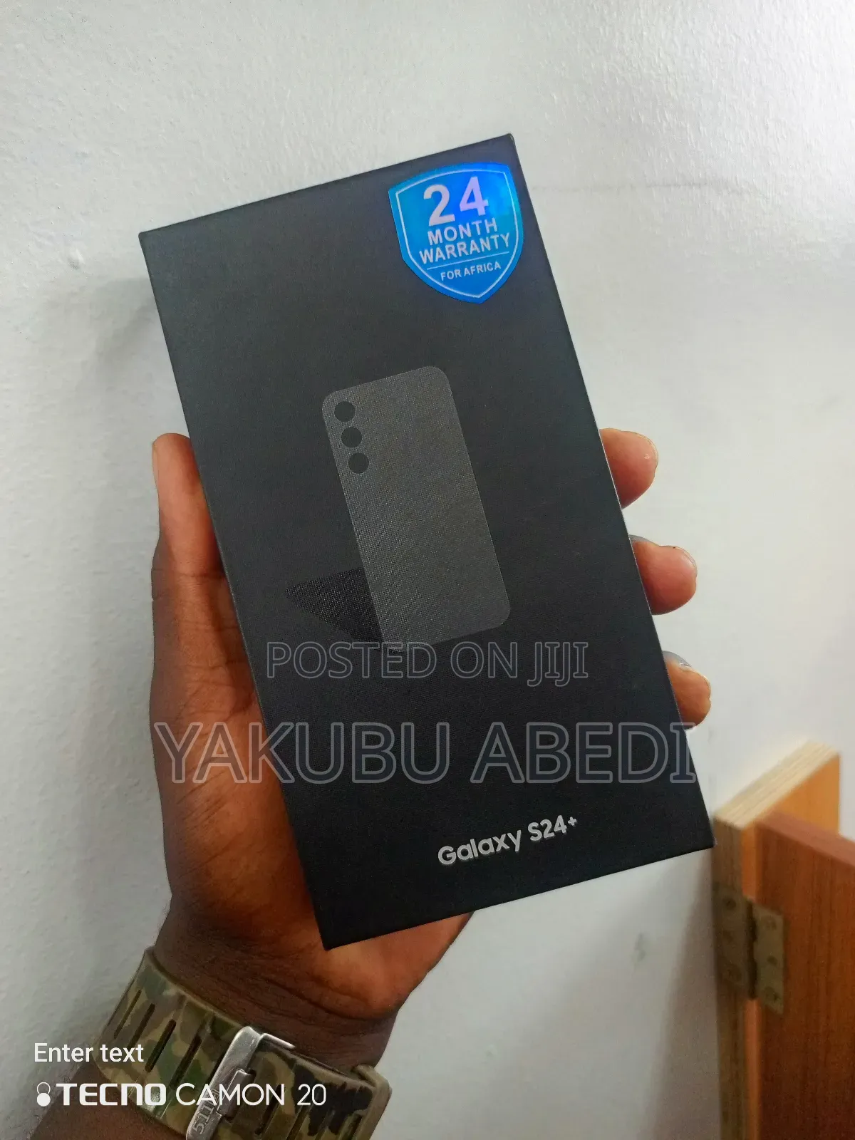 New Samsung Galaxy S24 Plus 256 GB Black