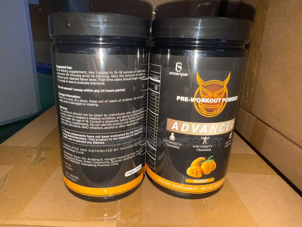 Greenpie Pre-Workout Powder 450g