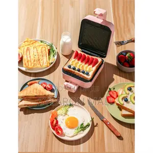 Electric Sandwich Maker – Double-Sided Heating With Non-Stick Plates