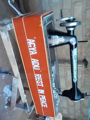Sewing Machine Shaped Casket