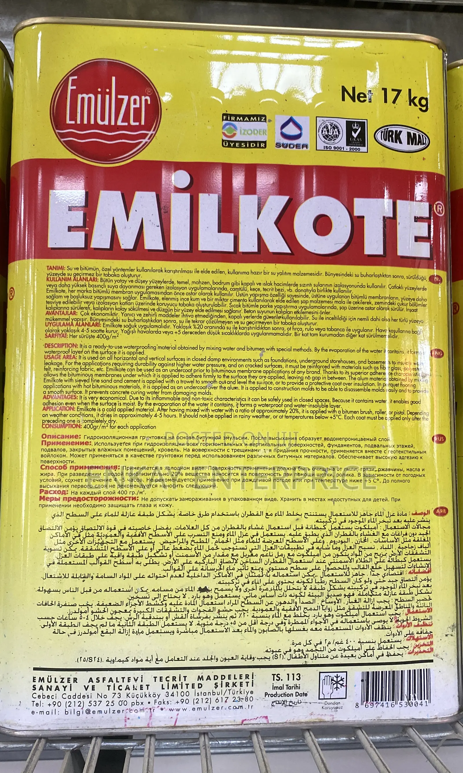 Emilkote Bituminous Waterproofing Solution
