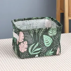 Fabric Storage Baskets (Foldable With Handles)