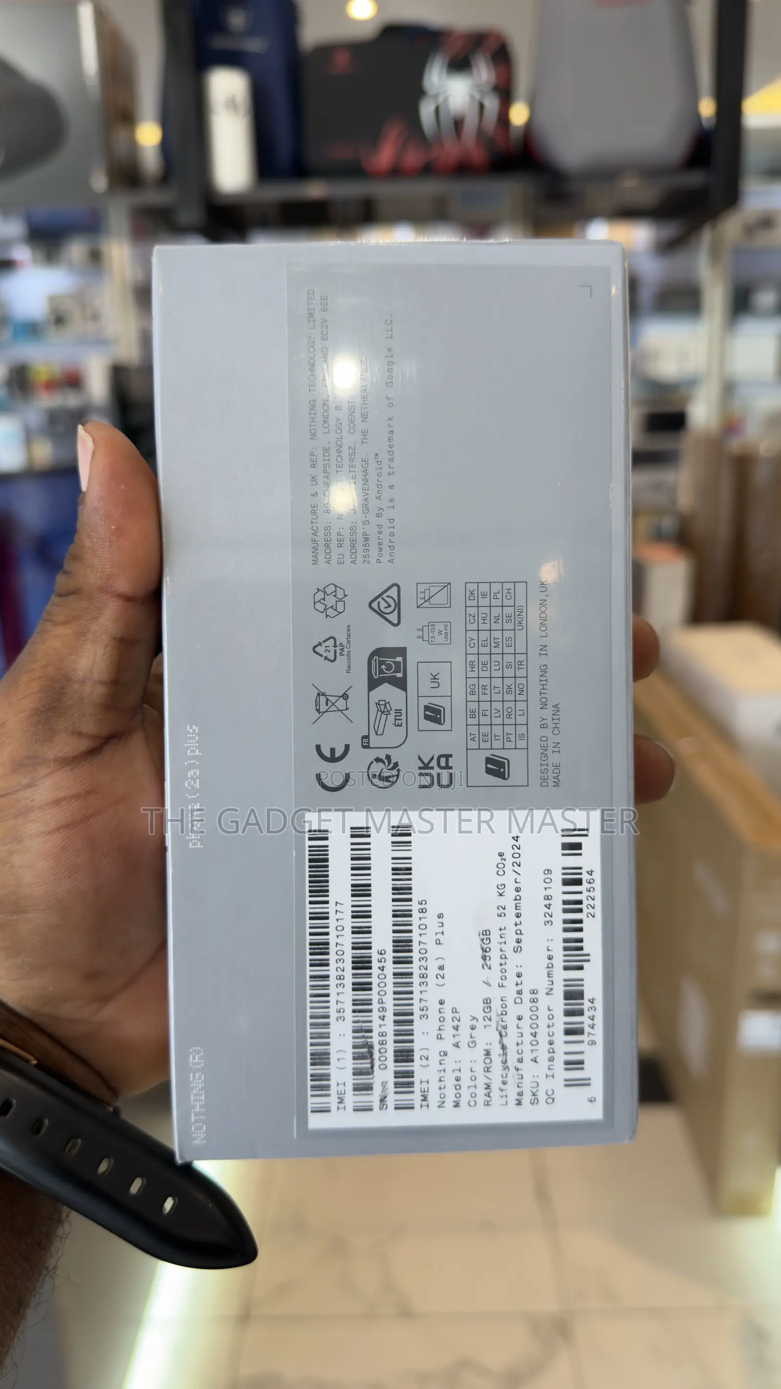 New Nothing Phone 2a Plus 256 GB Black