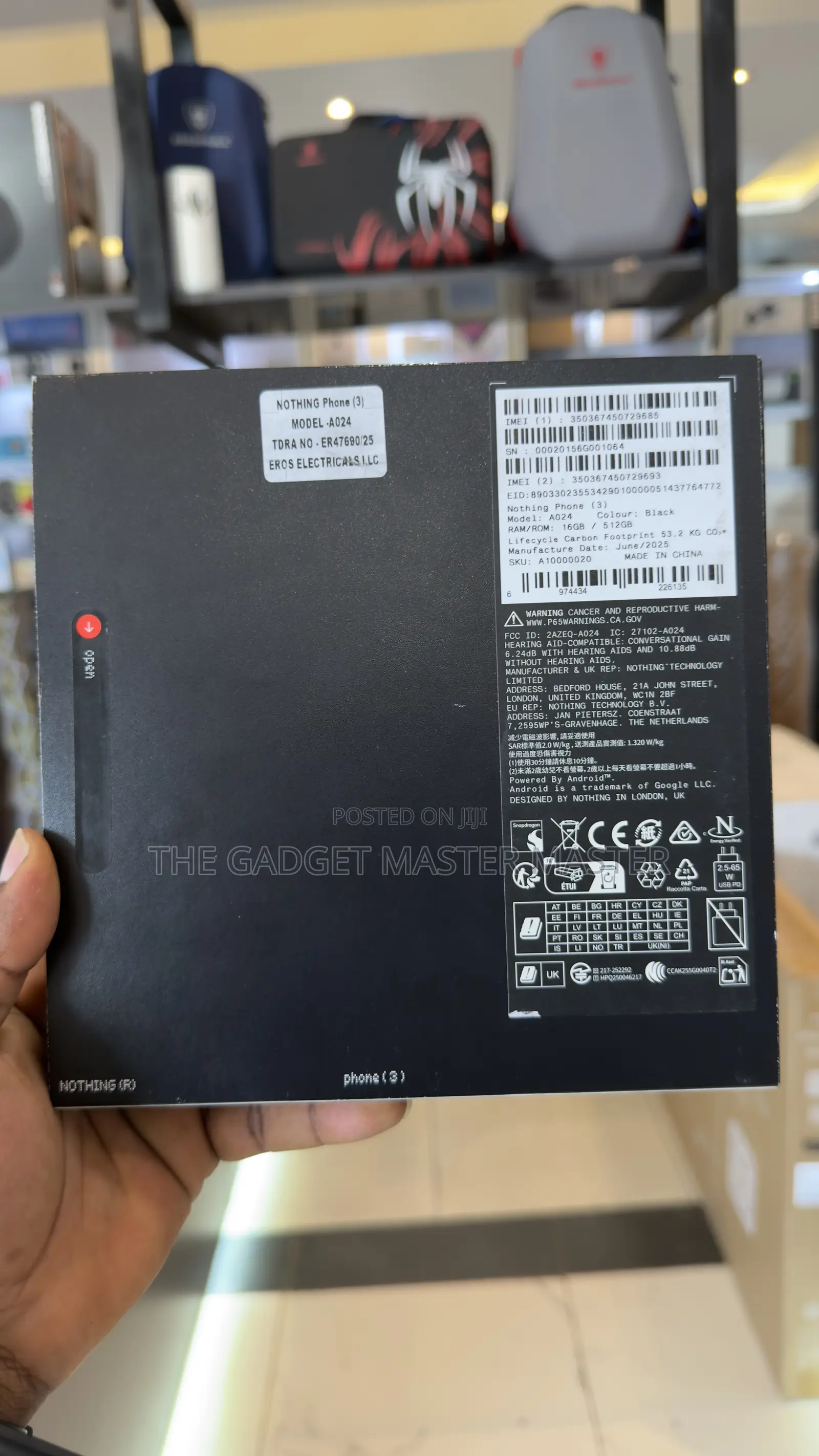 New Nothing Phone 3 512 GB Black