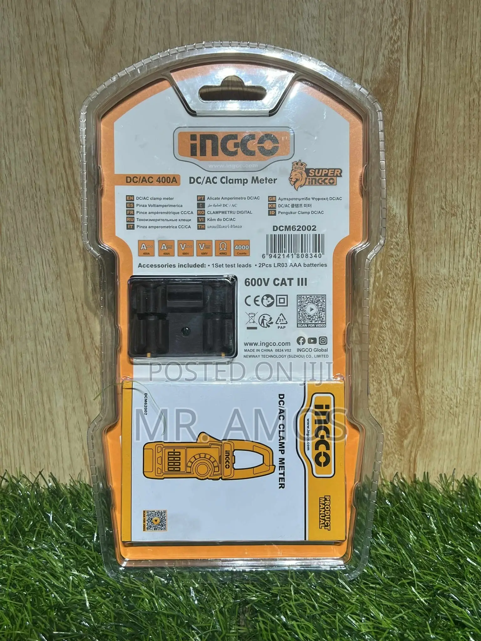 400a Ac/Dc Clamp Meter With 4000 Counts - Dcm62002