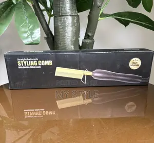 Hair Straightener Flat Irons Brush Hot Heating Comb
