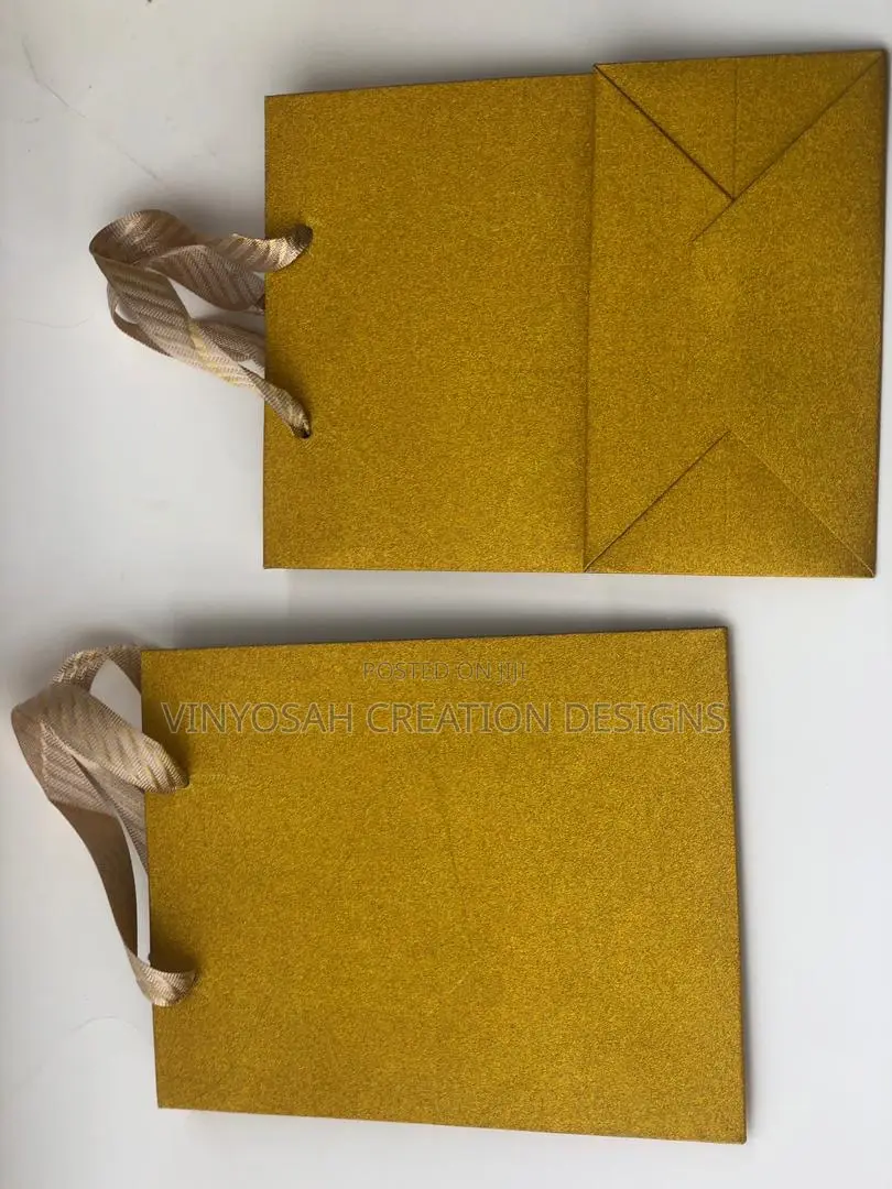 Designed Paper Bag With Branding