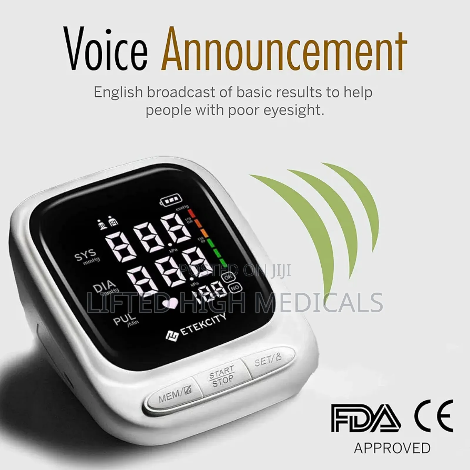 Digital Blood Pressure Monitor – Healthsense Bp144