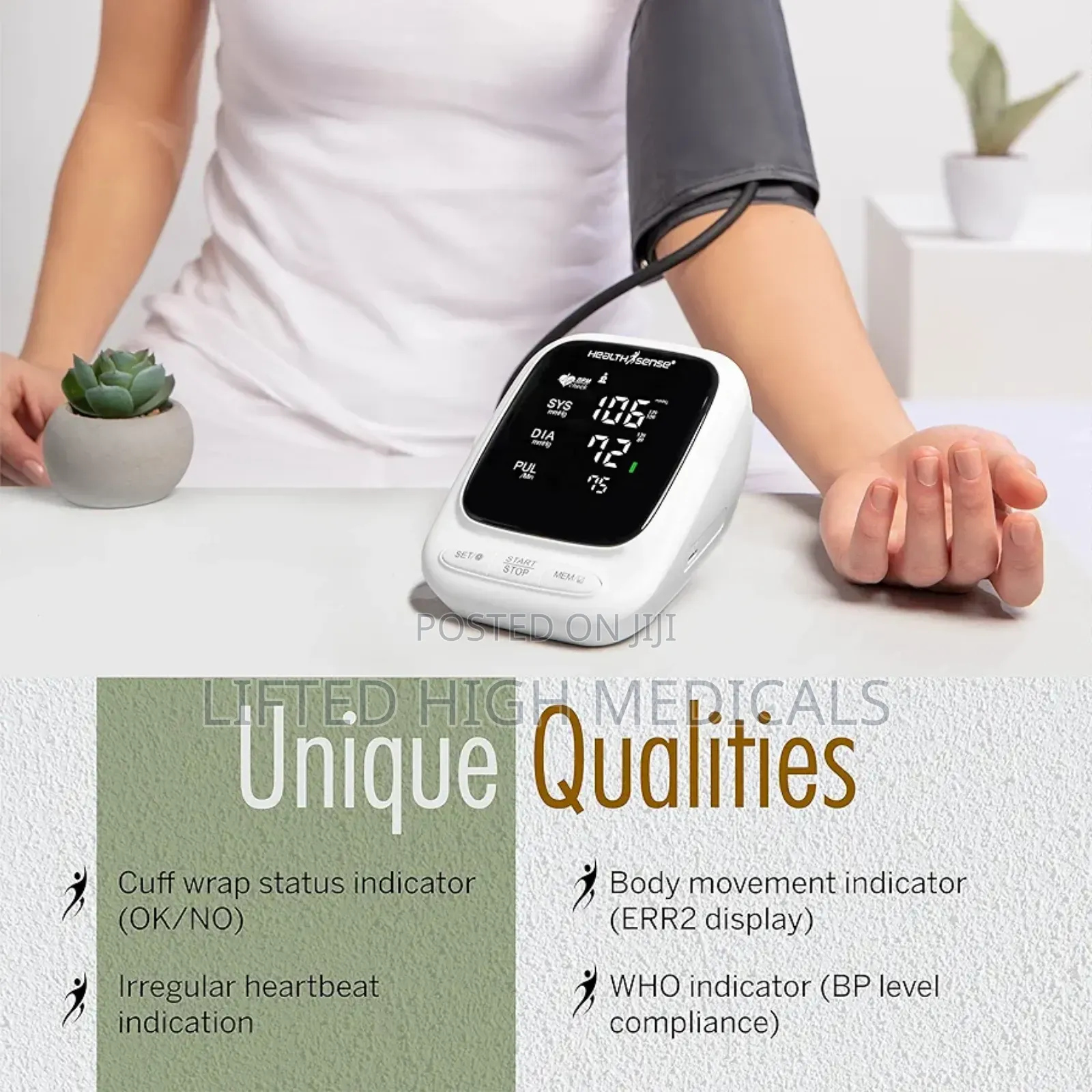 Digital Blood Pressure Monitor – Healthsense Bp144
