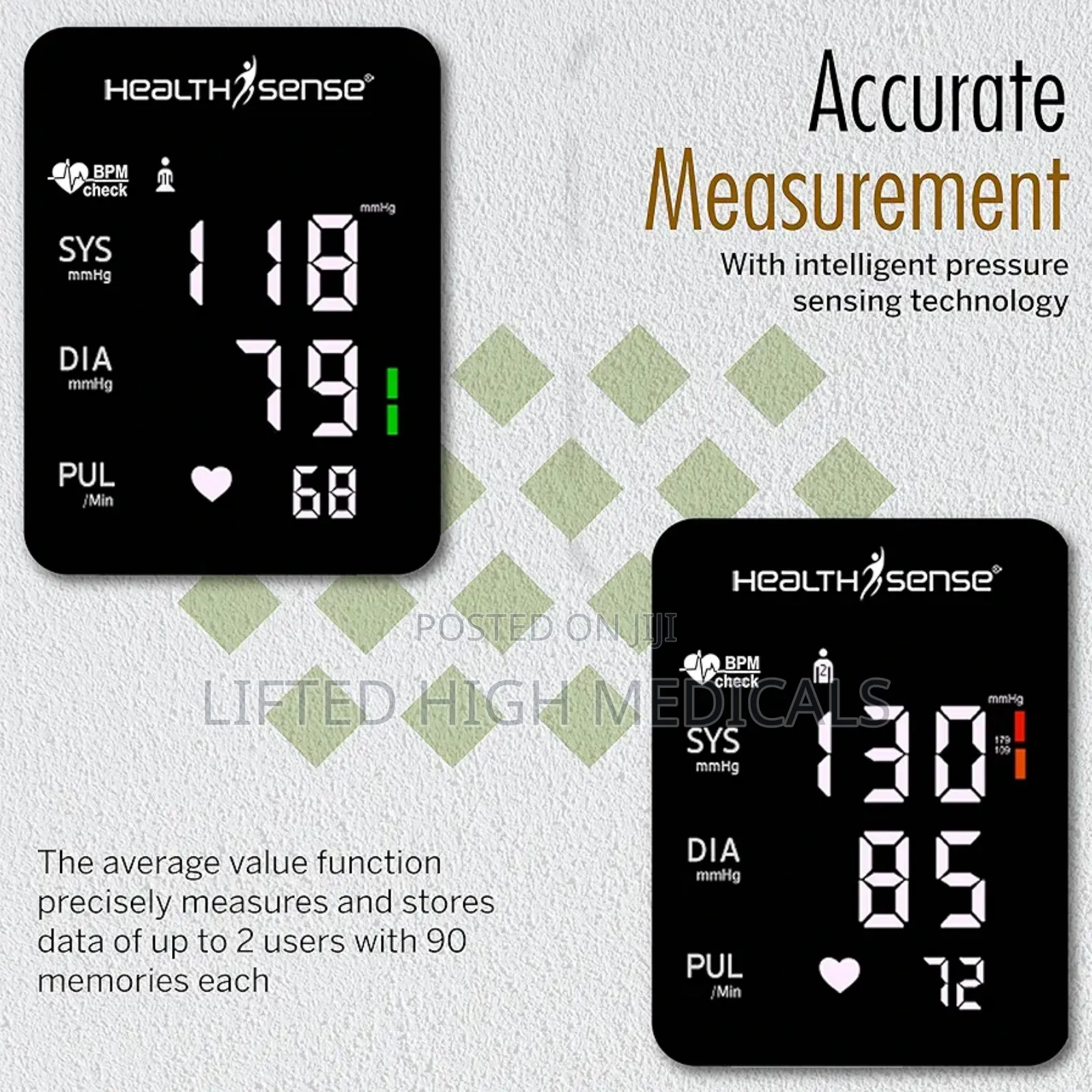 Digital Blood Pressure Monitor – Healthsense Bp144