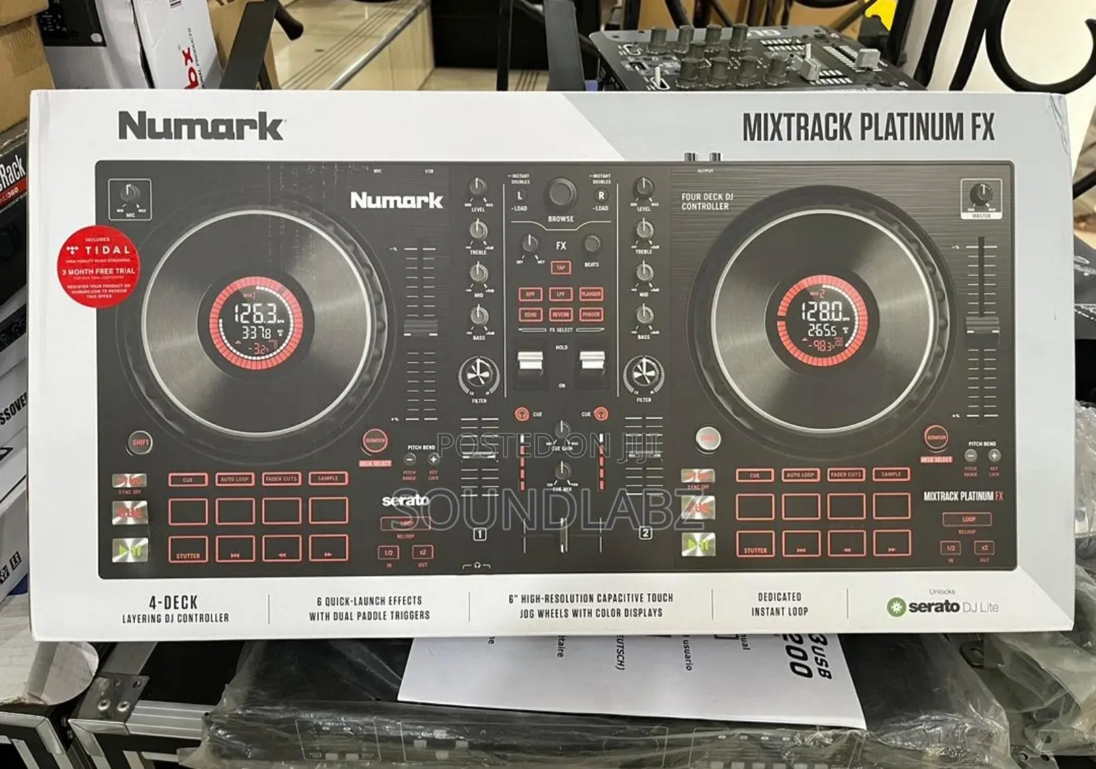 Numark Mixtrack Platinum Fx Dj Controller.