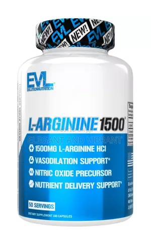 1500mg L-Arginine Nitric Oxide Booster Energy Muscle Growth