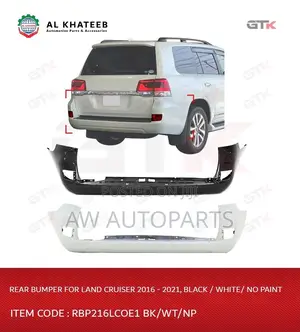 Toyota Land Cruiser 2016 -2021 Rear Bumper Black